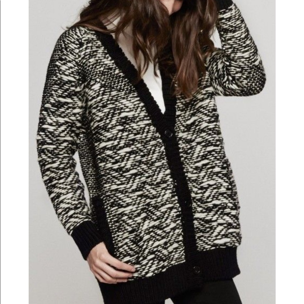 IRO Clarissa Thick Wool Cardigan.